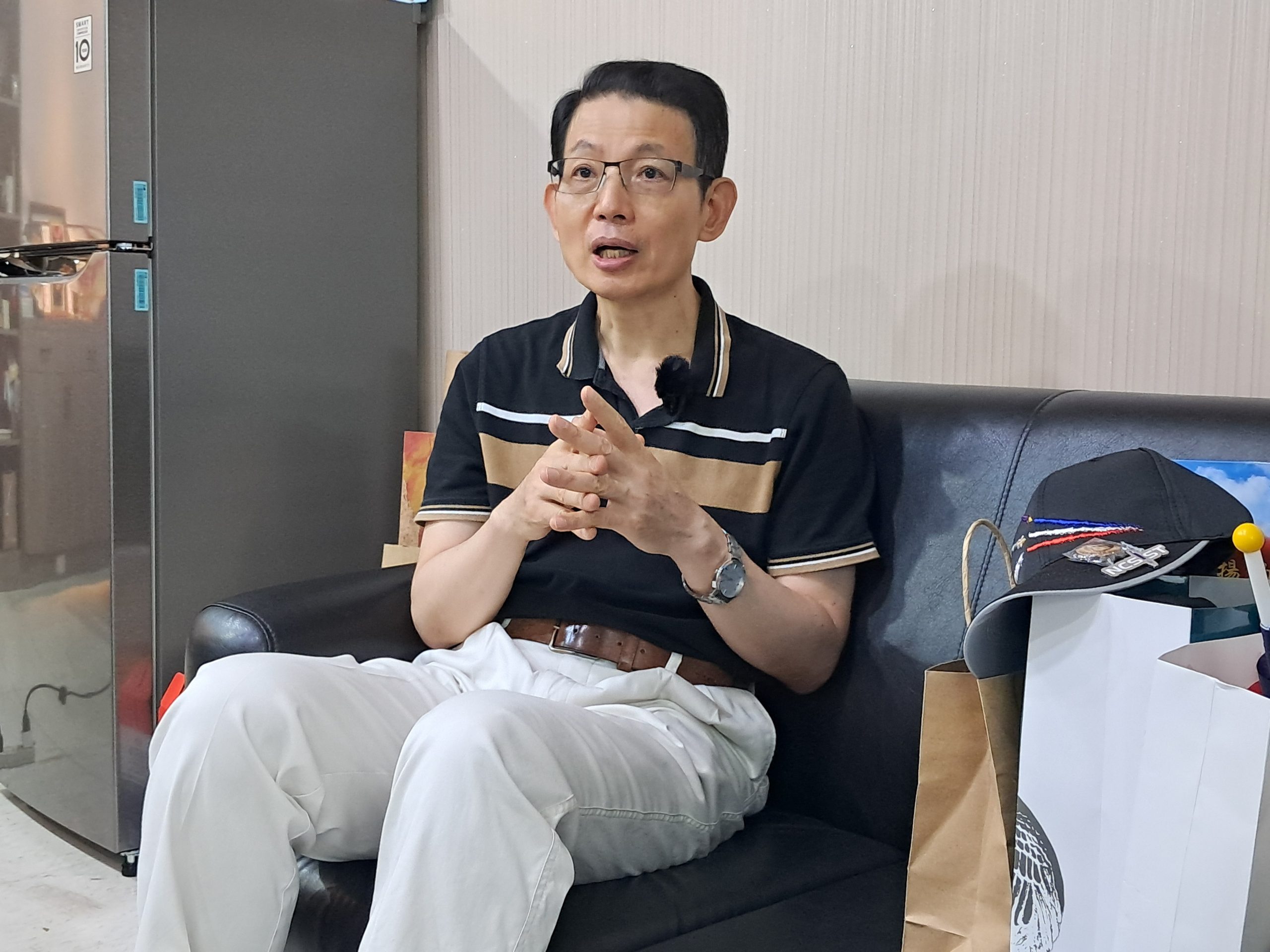 社團法人中華安得烈慈善協會執行長羅紹和先生說明目前服務方向與未來願景。  (圖片來源：記者曾子傑攝)